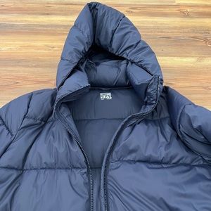 Womens long puff jacket